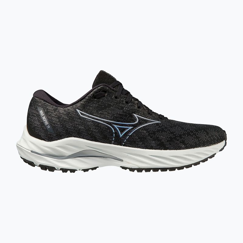 Moteriški bėgimo bateliai Mizuno Wave Inspire 19 D black/ silver/ snowcrest 8