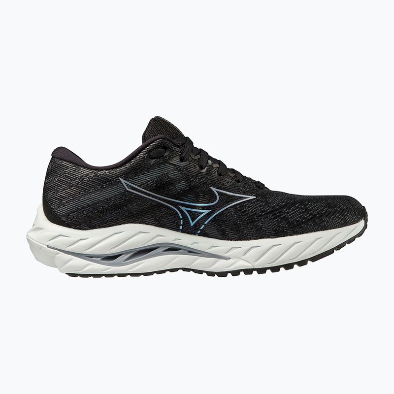 Moteriški bėgimo bateliai Mizuno Wave Inspire 19 D black/ silver/ snowcrest 9