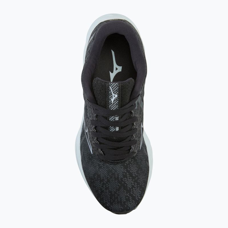 Moteriški bėgimo bateliai Mizuno Wave Inspire 19 D black/ silver/ snowcrest 5
