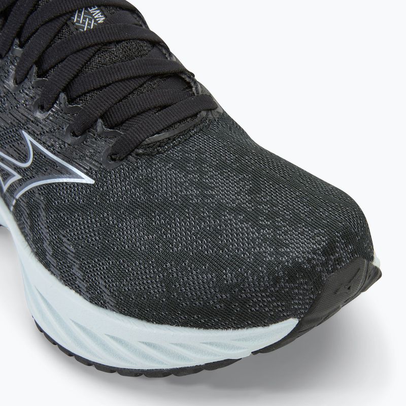 Moteriški bėgimo bateliai Mizuno Wave Inspire 19 D black/ silver/ snowcrest 7