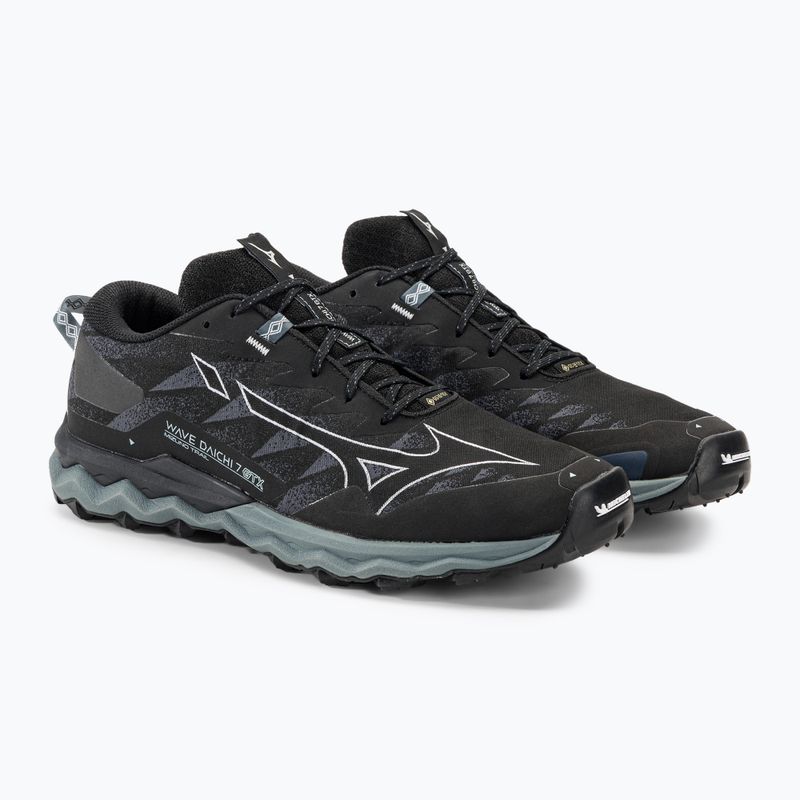 Vyriški bėgimo bateliai Mizuno Wave Daichi 7 GTX black/ombre blue/stormy weather 5