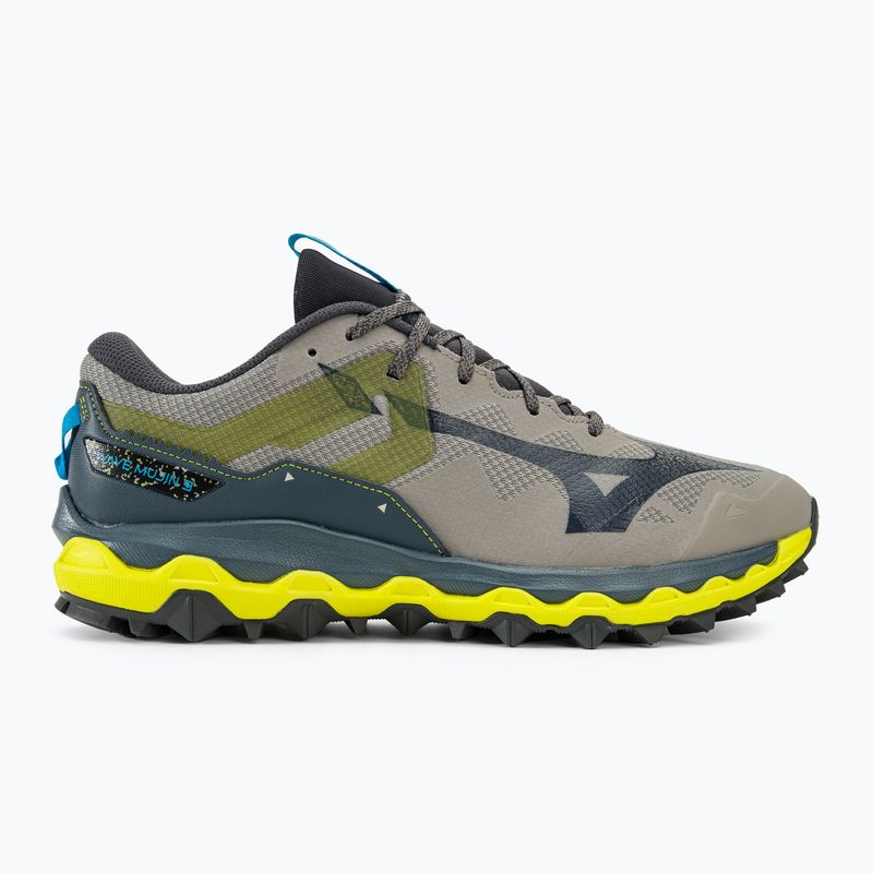 Vyriški bėgimo bateliai Mizuno Wave Mujin 9 grey/oblue/bolt2(neon) 2