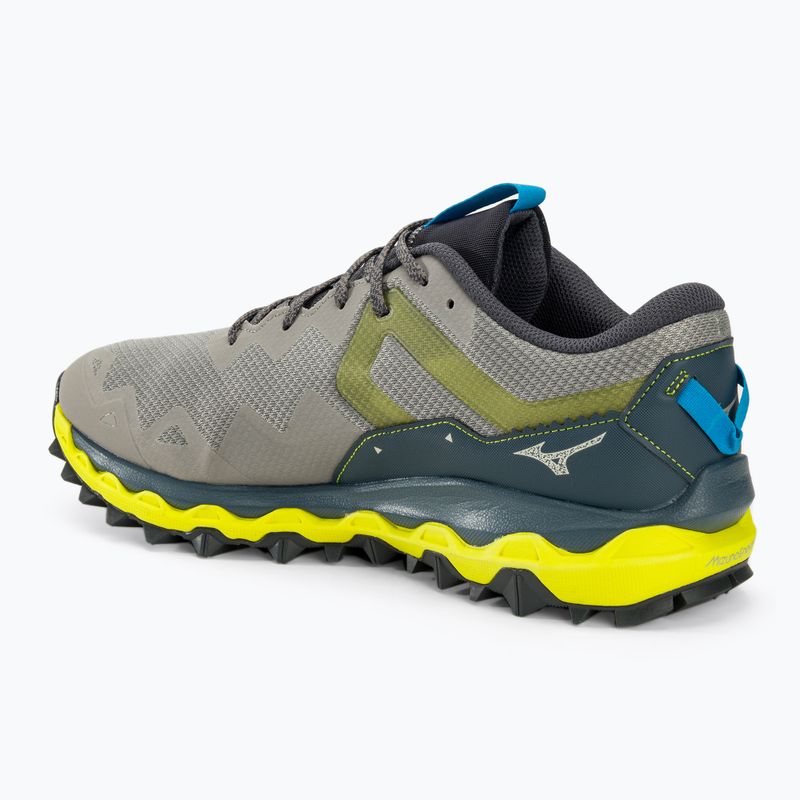 Vyriški bėgimo bateliai Mizuno Wave Mujin 9 grey/oblue/bolt2(neon) 3