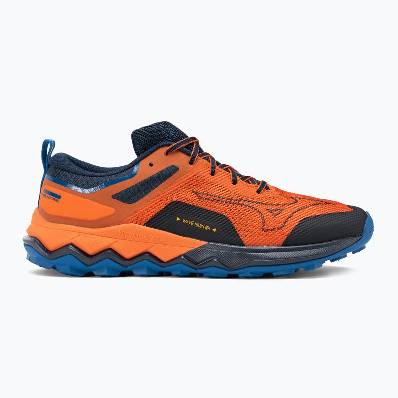 Vyriški bėgimo bateliai Mizuno Wave Ibuki 4 tigerlily/dblue/sblue 2