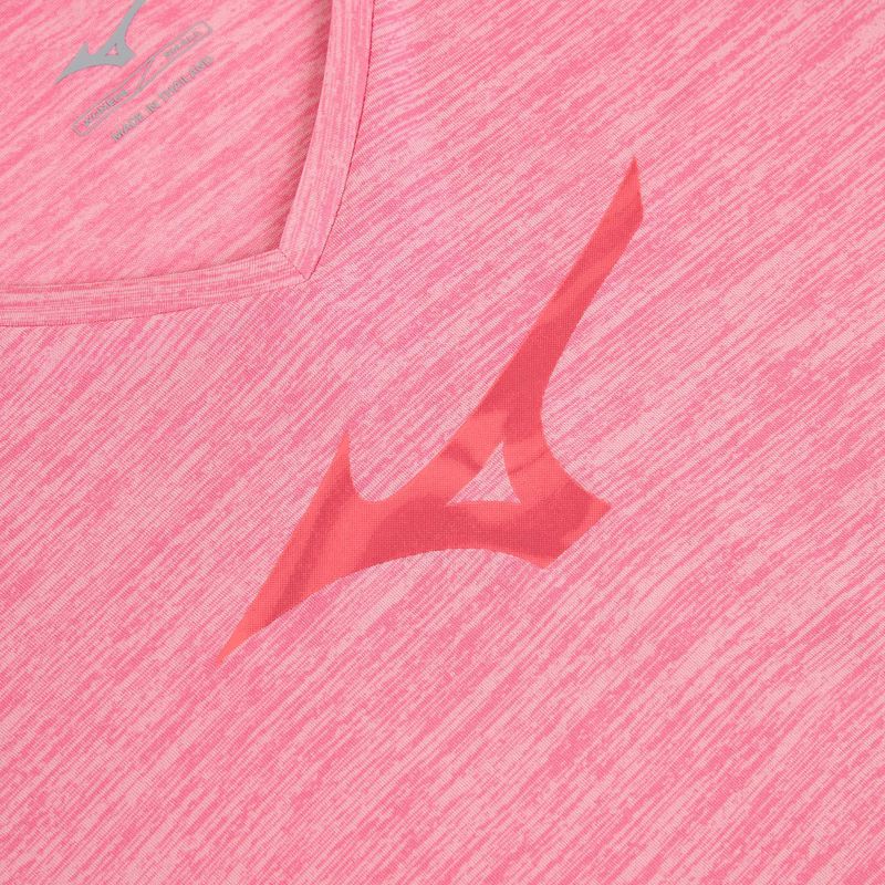 Moteriški bėgimo marškinėliai Mizuno Core RB Tee sachet pink 3