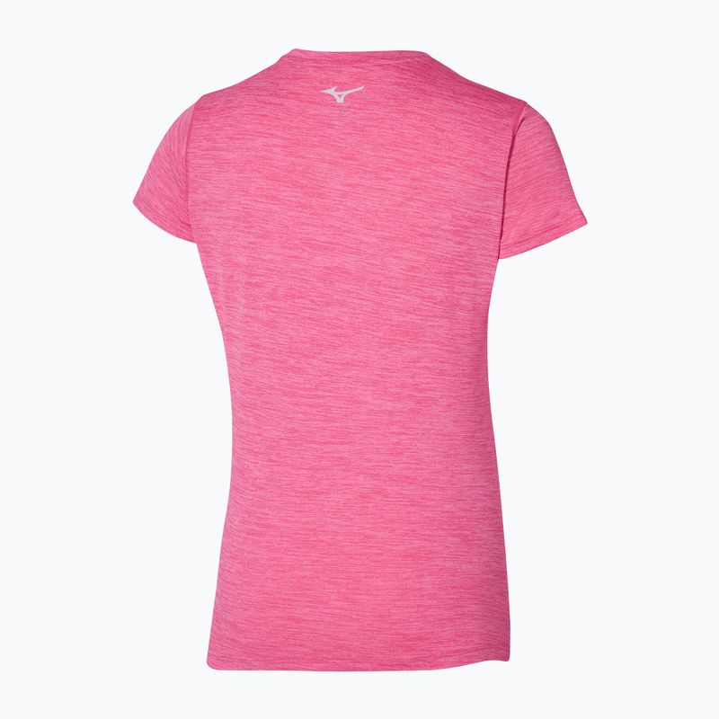 Moteriški marškinėliai Mizuno Impulse Core Tee sangria sunset 2