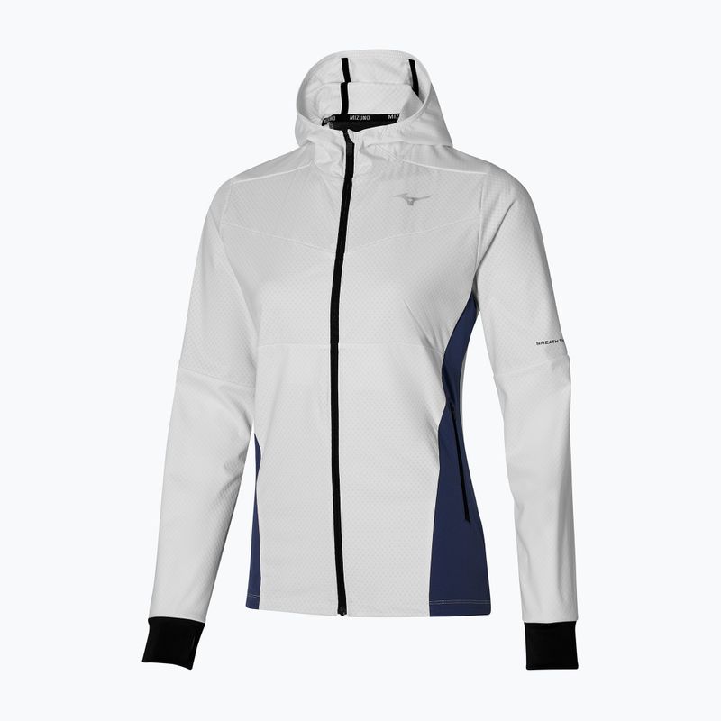 Moteriška bėgimo striukė Mizuno Thermal Charge BT snow white/nightshadow blue