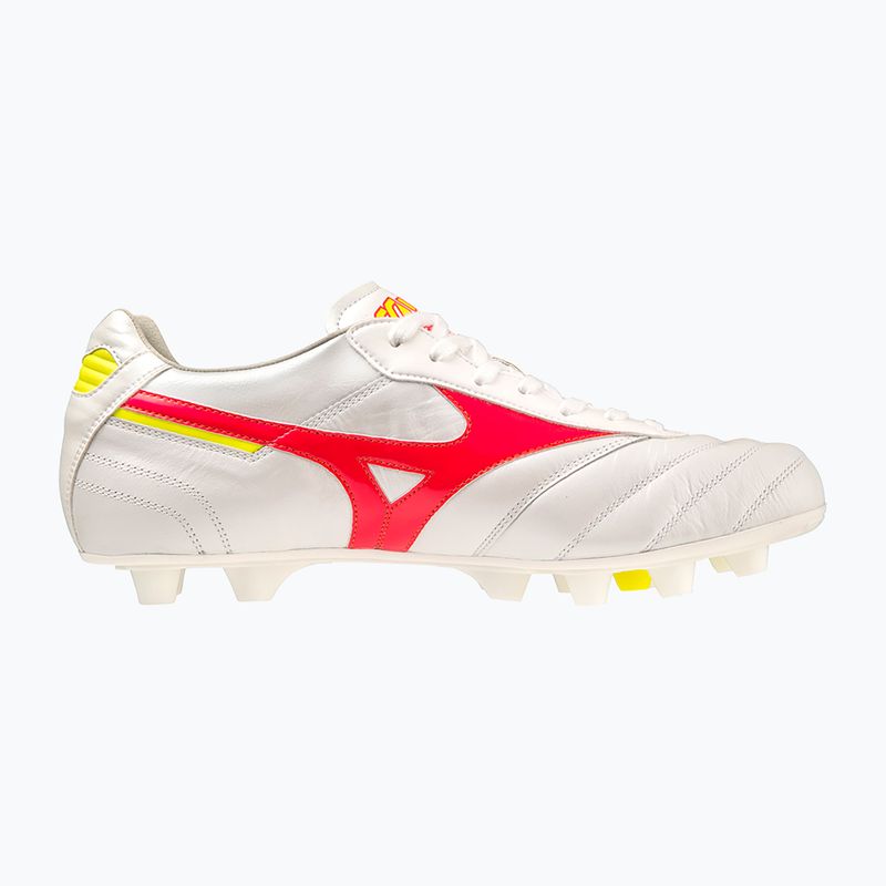 Vyriški futbolo bateliai Mizuno Morelia II Elite MD white/flery coral2/bolt2 8