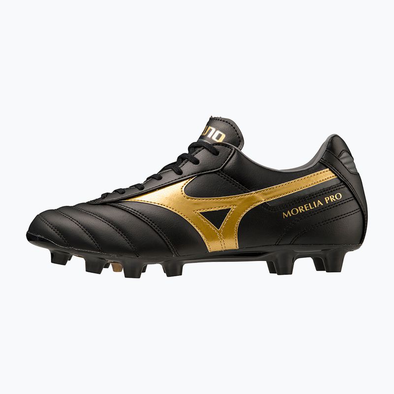 Vyriški futbolo bateliai Mizuno Morelia II PRO MD black/gold/dark shadow 8