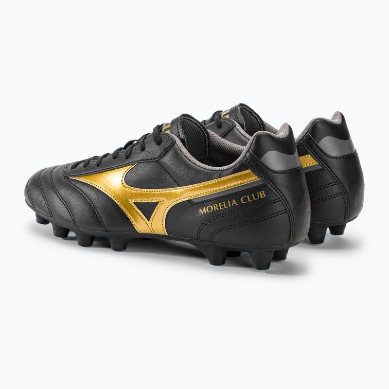 Vyriški futbolo bateliai Mizuno Morelia II Club MD black/gold/dark shadow 4