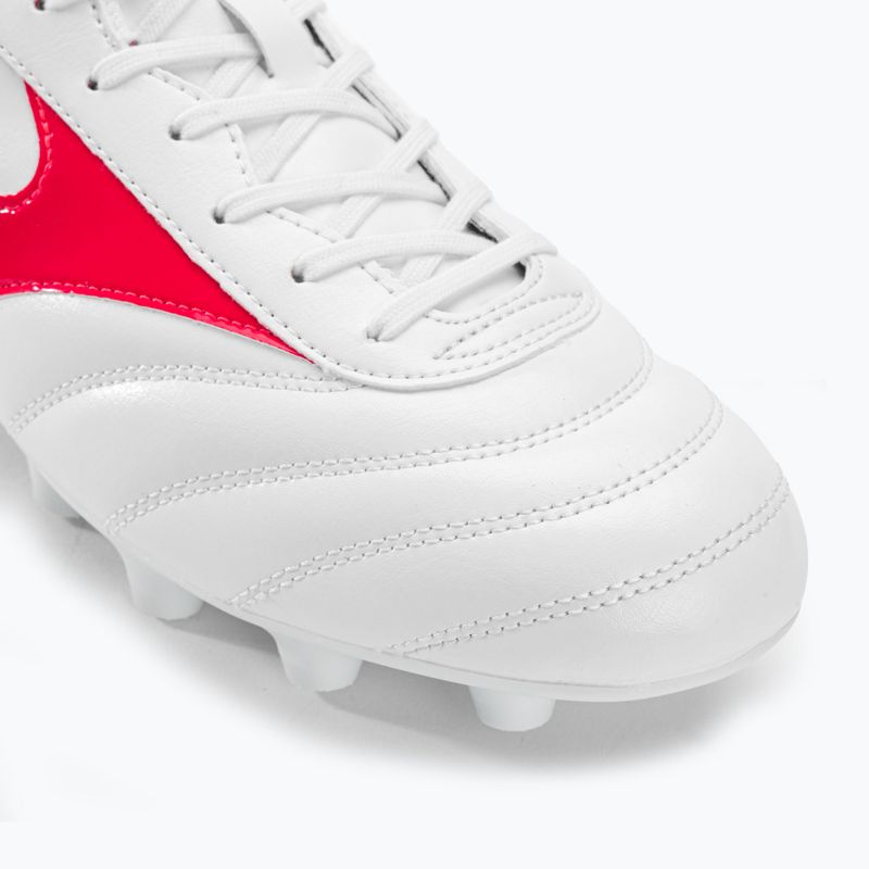 Vyriški futbolo bateliai Mizuno Morelia II Club MD white/flery coral2/bolt2 9