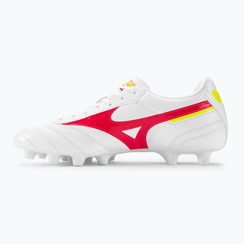 Vyriški futbolo bateliai Mizuno Morelia II Club MD white/flery coral2/bolt2 3