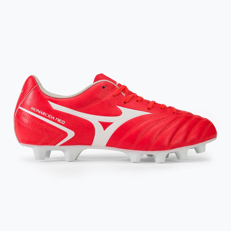 Vyriški futbolo batai Mizuno Monarcida Neo II Select FG flerycoral2/white 2