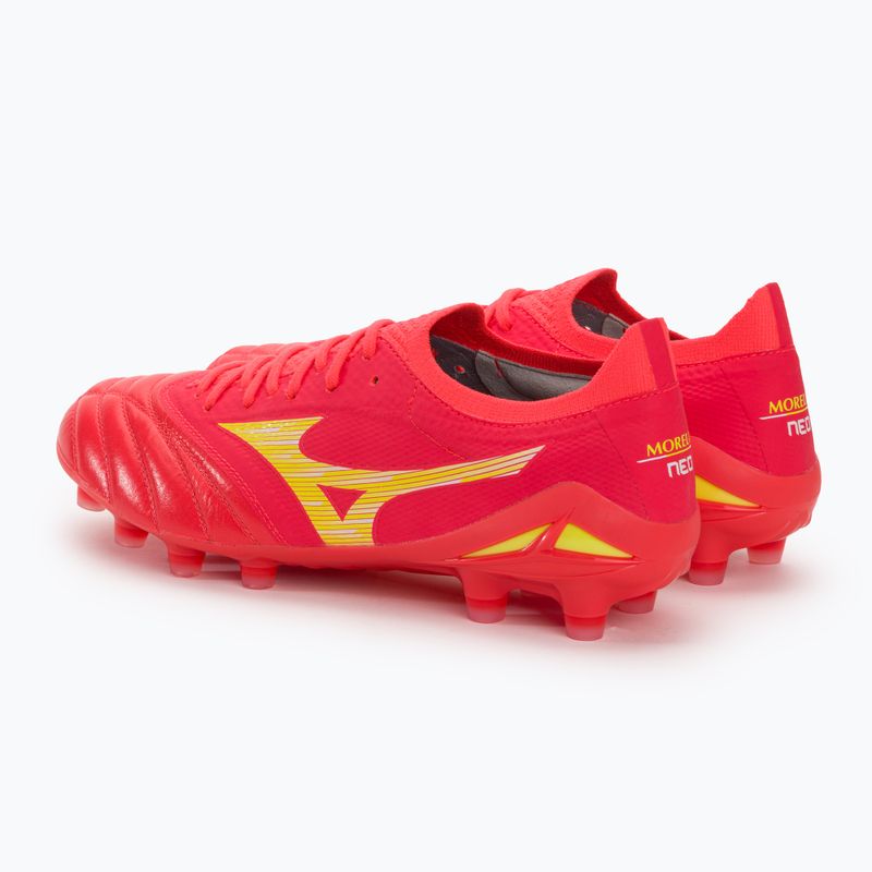 Vyriški futbolo bateliai Mizuno Morelia Neo IV Beta Elite MD flery coral2/bolt2/flery coral2 4