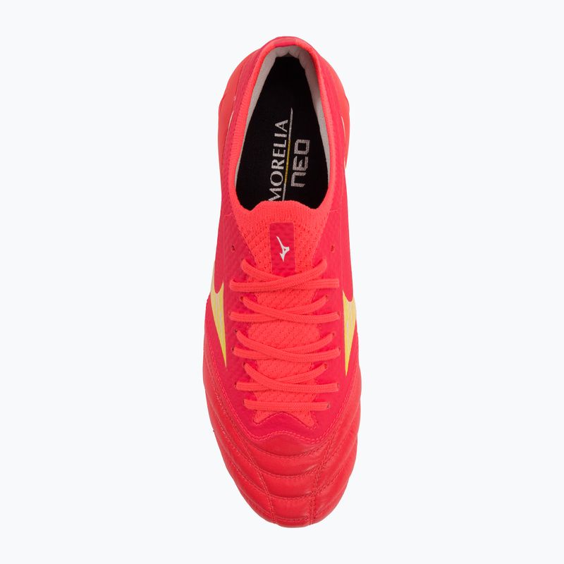 Vyriški futbolo bateliai Mizuno Morelia Neo IV Beta Elite MD flery coral2/bolt2/flery coral2 7