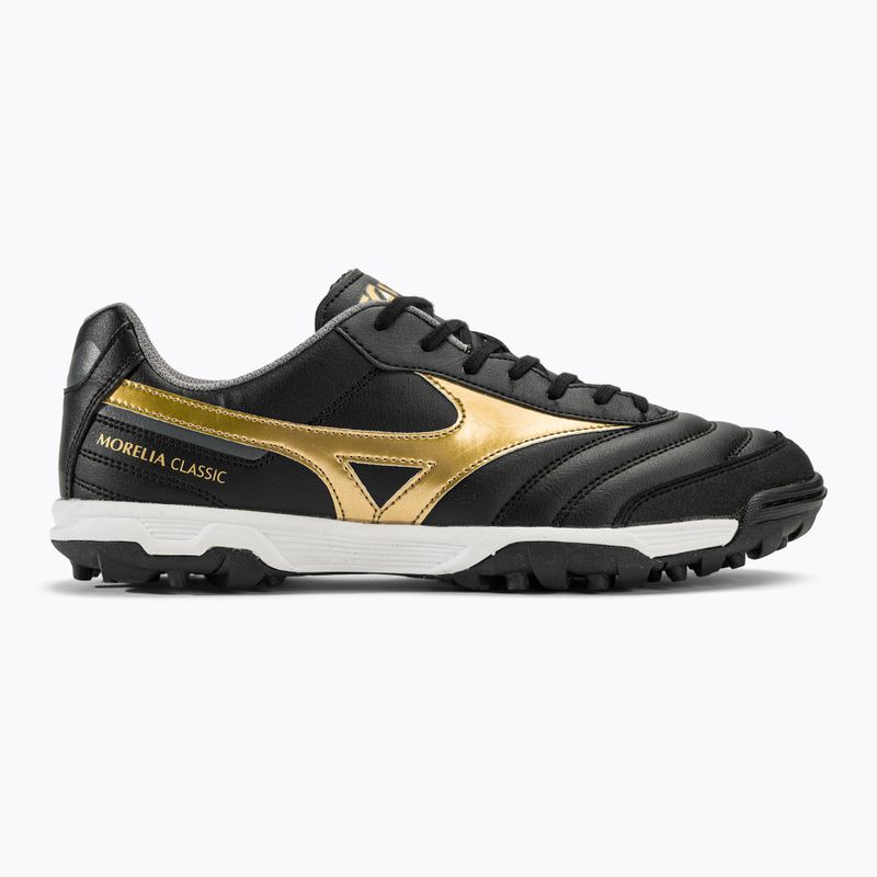 Vyriški futbolo bateliai Mizuno Morelia Sala Classic TF black/gold/dark shadow 2