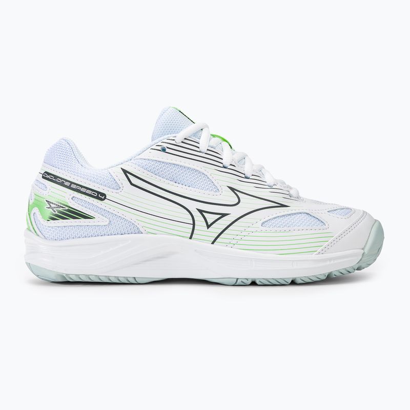 Moteriški tinklinio bateliai Mizuno Cyclone Speed 4 white/gridge/patinagreen 2