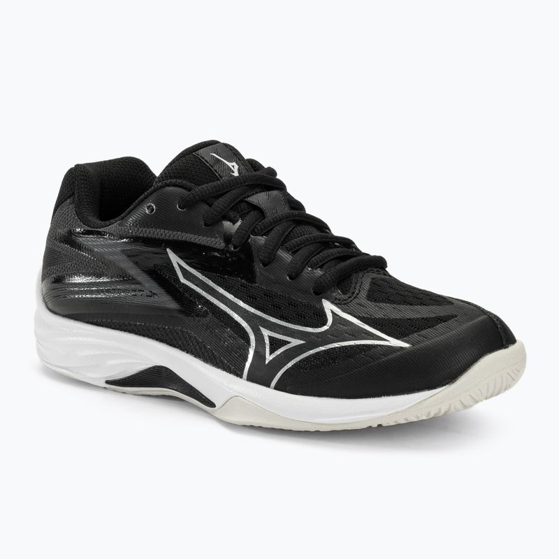 "Mizuno Lightning Star Z7 Jr" juodos/sidabrinės spalvos vaikų tinklinio bateliai