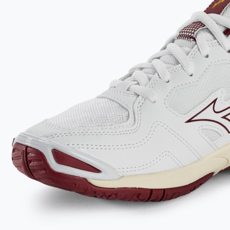 Moteriški rankinio bateliai Mizuno Wave Phantom 3 white/cabernet/mp gold 7