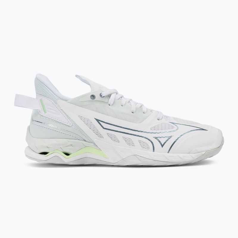 Moteriški rankinio bateliai Mizuno Wave Mirage 5 white/glacial ridge/patinagreen 2