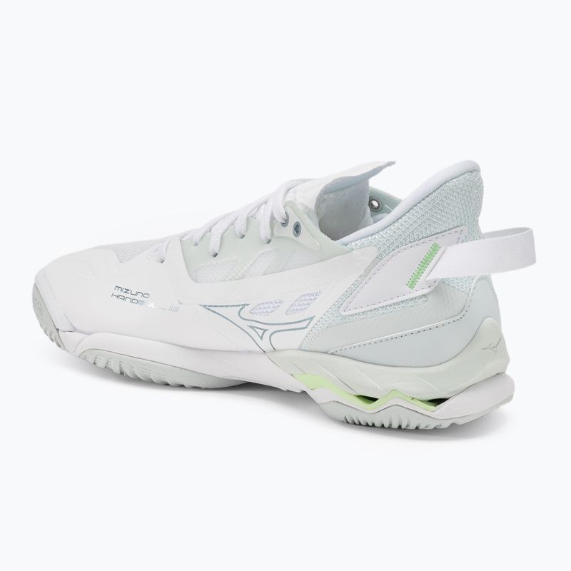 Moteriški rankinio bateliai Mizuno Wave Mirage 5 white/glacial ridge/patinagreen 3