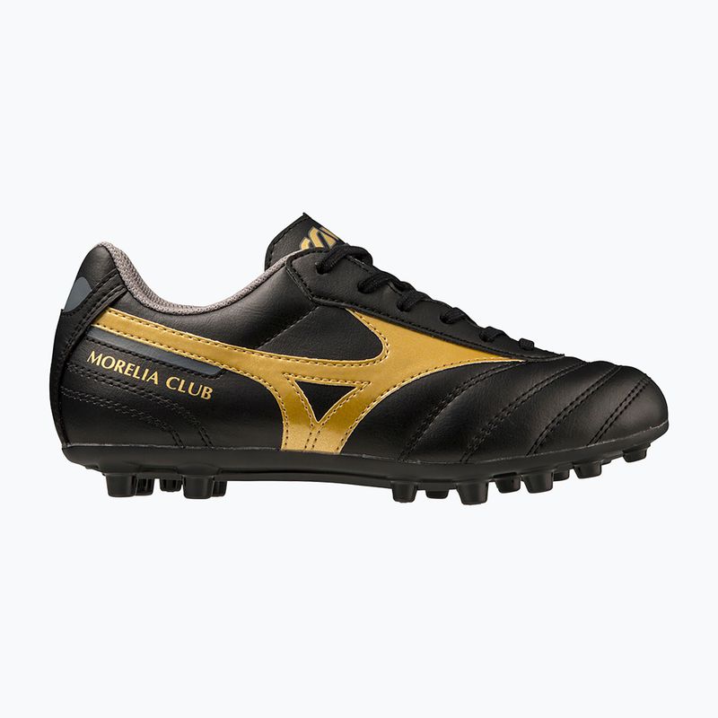 Vaikiški futbolo bateliai Mizuno Morelia II Club Jr AG black/gold/dark shadow