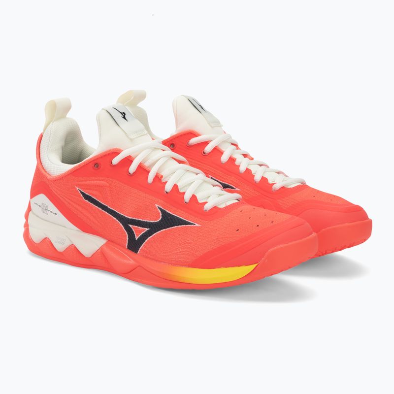 Vyriški tinklinio bateliai Mizuno Wave Luminous 2 neon flame / black / bolt2 neon 5