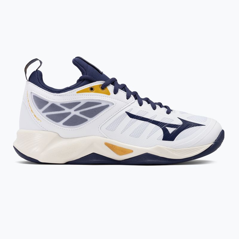 Moterų tinklinio bateliai Mizuno Wave Dimension white/blueribbon/mp gold 2