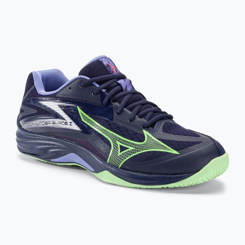 Vyriški tinklinio bateliai Mizuno Thunder Blade Z evening blue / tech green / lolite