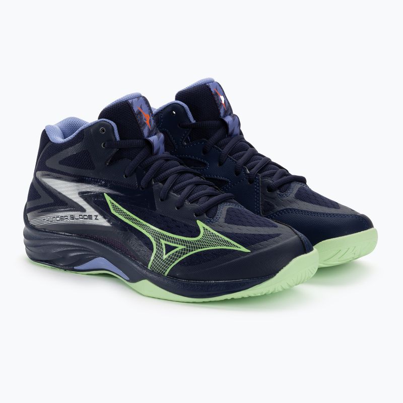 Vyriški tinklinio bateliai Mizuno Thunder Blade Z Mid evening blue / tech green / lolite 5