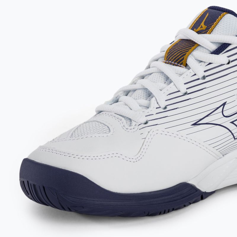 Vyriški tinklinio bateliai Mizuno Cyclone Speed 4 white/blueribbon/mp gold 7