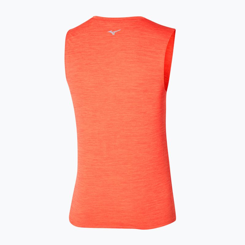 Vyriškas bėgimo tank topas Mizuno Impulse Core nasturtium 2