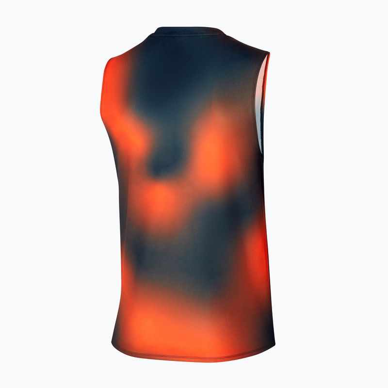 Vyriškas bėgimo tank topas Mizuno Core Graphic nasturtium 2