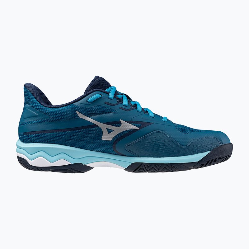 Vyriški teniso bateliai Mizuno Wave Exceed Light 2 AC moroccan blue / white / bluejay 9