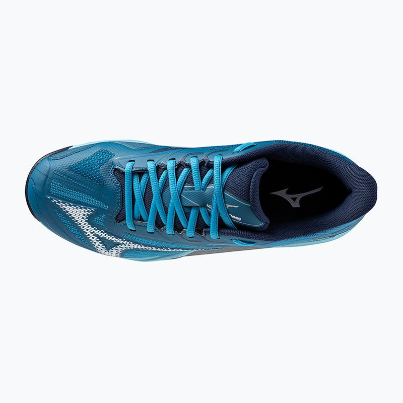 Vyriški teniso bateliai Mizuno Wave Exceed Light 2 AC moroccan blue / white / bluejay 11