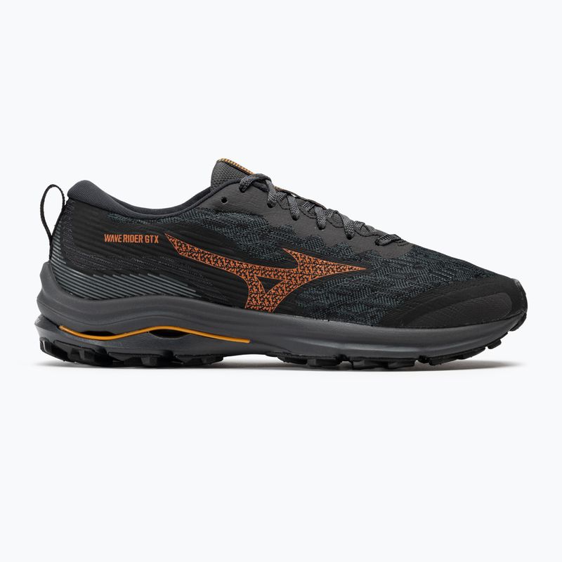 Vyriški bėgimo bateliai Mizuno Wave Rider GTX black/nasturtium/carrot curl 2