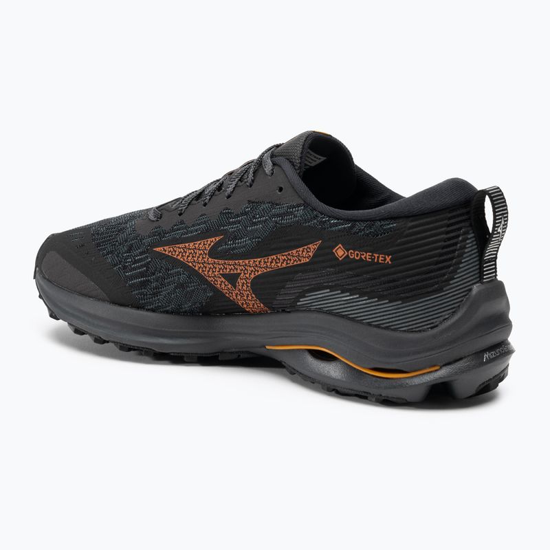 Vyriški bėgimo bateliai Mizuno Wave Rider GTX black/nasturtium/carrot curl 3