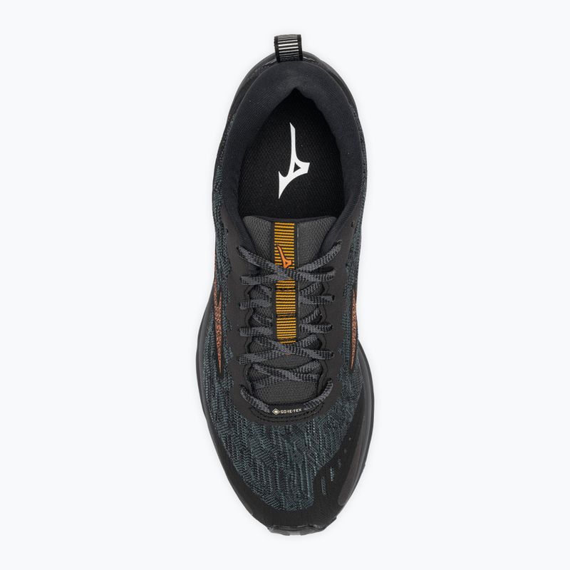 Vyriški bėgimo bateliai Mizuno Wave Rider GTX black/nasturtium/carrot curl 5