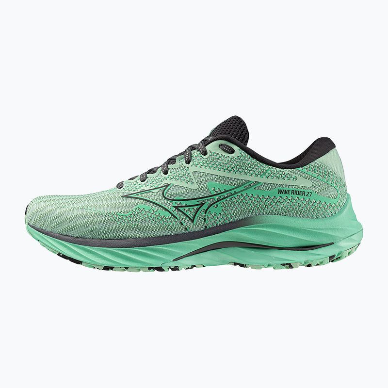 Vyriški bėgimo bateliai Mizuno Wave Rider 27 greyed jade/black oyster/jade cream 2