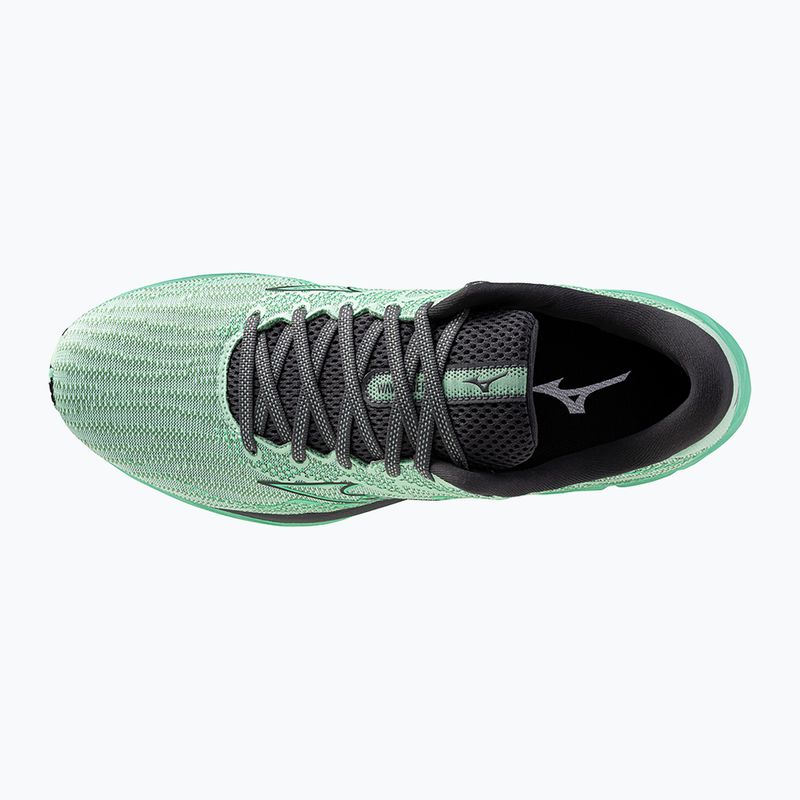 Vyriški bėgimo bateliai Mizuno Wave Rider 27 greyed jade/black oyster/jade cream 5