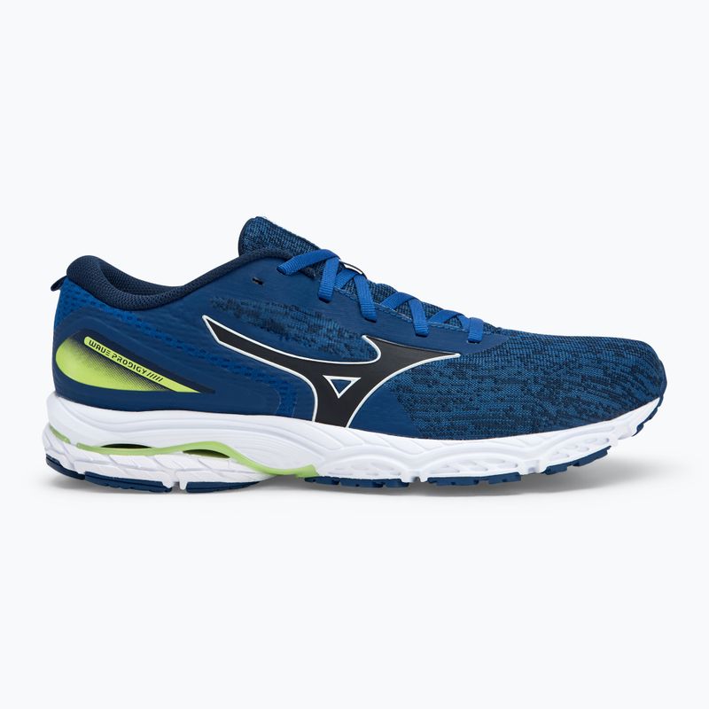 Vyriški bėgimo bateliai Mizuno Wave Prodigy 5 navy peony/ white/ sharp green 2