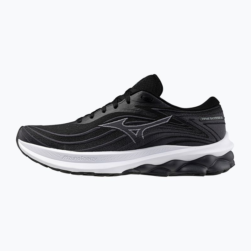 Vyriški bėgimo bateliai Mizuno Wave Skyrise 5 black/white/cayenne 9