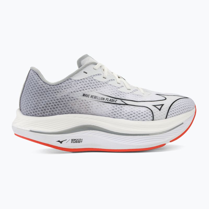 Vyriški bėgimo bateliai Mizuno Wave Rebellion Flash 2 white/black/harbor mist 2