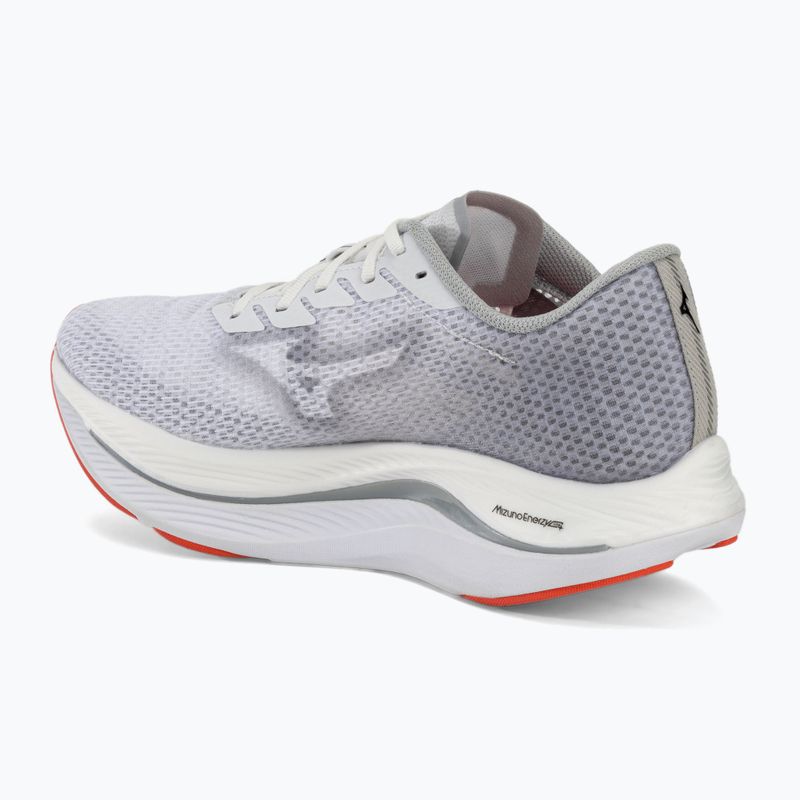 Vyriški bėgimo bateliai Mizuno Wave Rebellion Flash 2 white/black/harbor mist 3