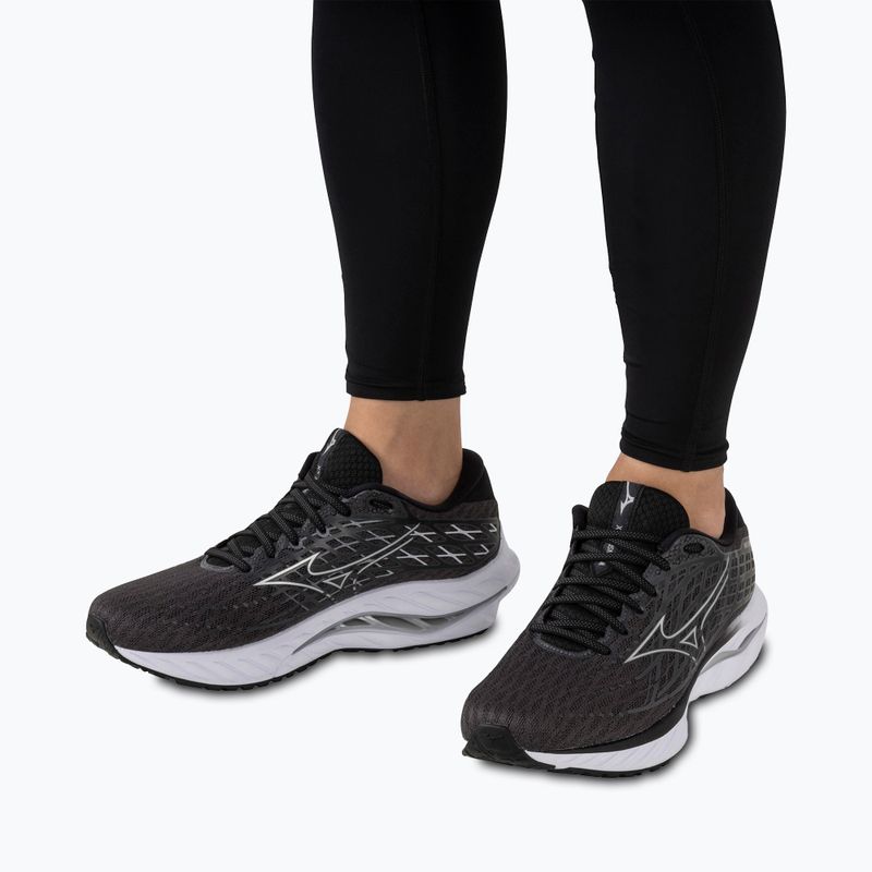 Vyriški bėgimo bateliai Mizuno Wave Inspire 20 ebony/white/black 4