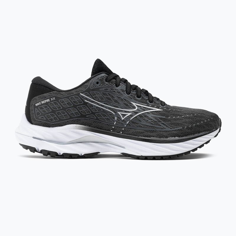 Vyriški bėgimo bateliai Mizuno Wave Inspire 20 ebony/white/black 2