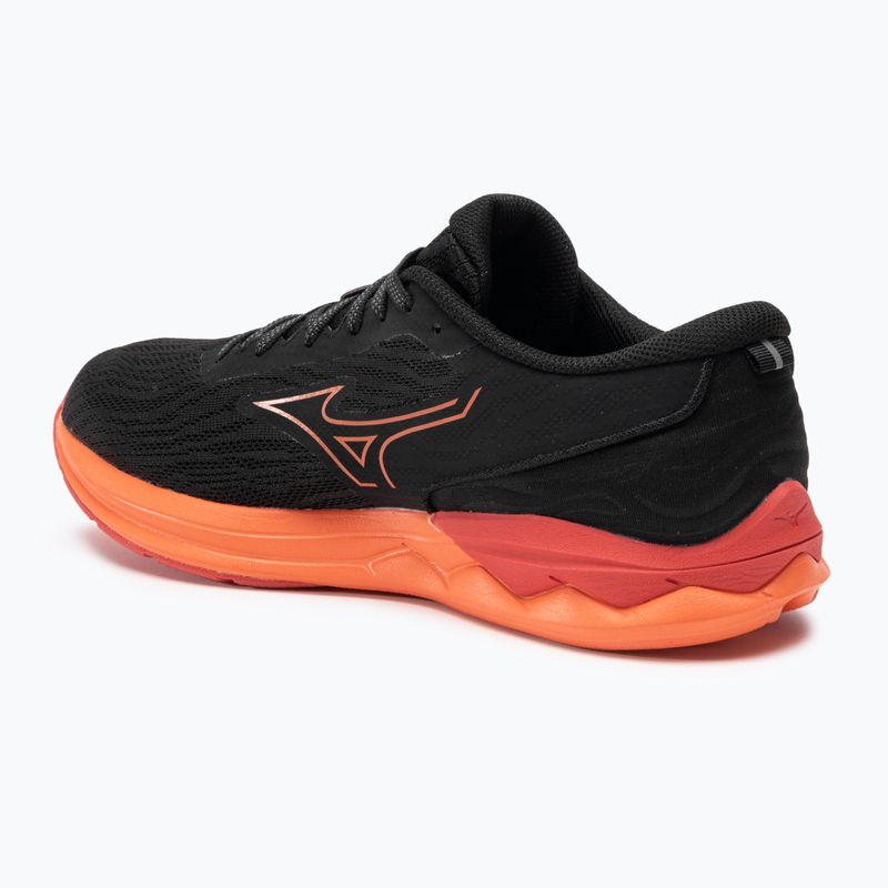 Vyriški bėgimo bateliai Mizuno Wave Revolt 3 black/nasturtium/cayenne 3