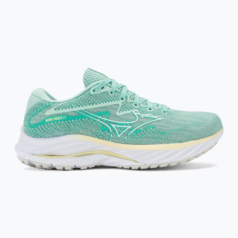 Moteriški bėgimo bateliai Mizuno Wave Rider 27 eggshell blue/white/anise flower 2