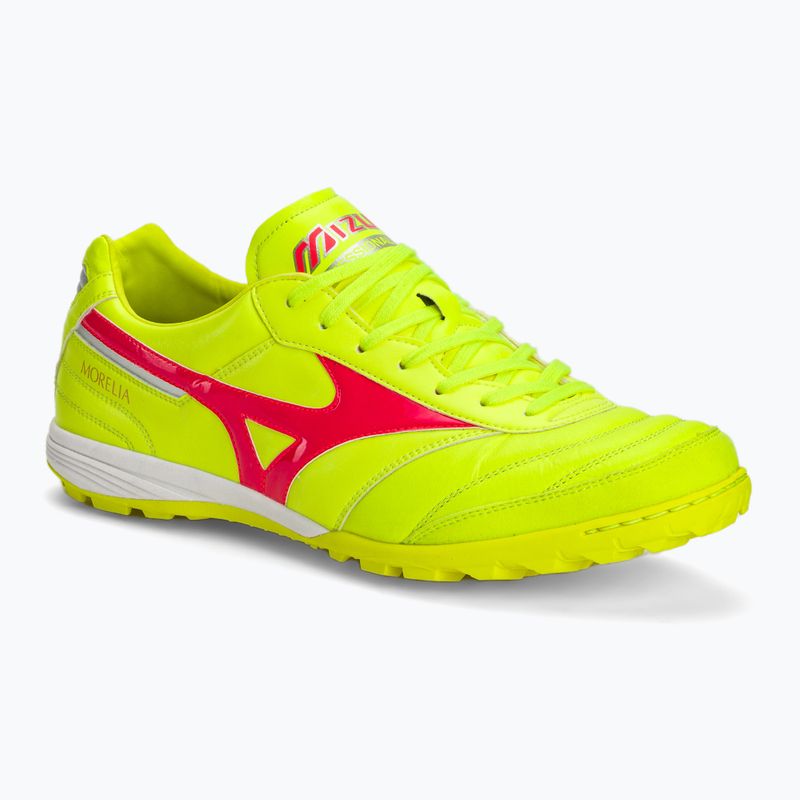Vyriški futbolo batai Mizuno Morelia Sala Elite TF safety yellow/fiery coral 2/galaxy silver
