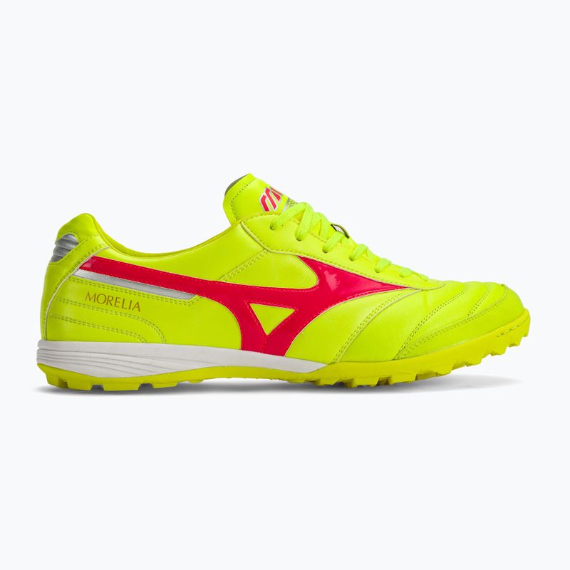 Vyriški futbolo batai Mizuno Morelia Sala Elite TF safety yellow/fiery coral 2/galaxy silver 2